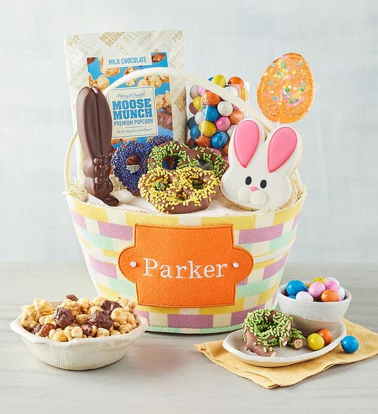 Personalized Easter Fun Gift Basket for personalized easter gifts ideas